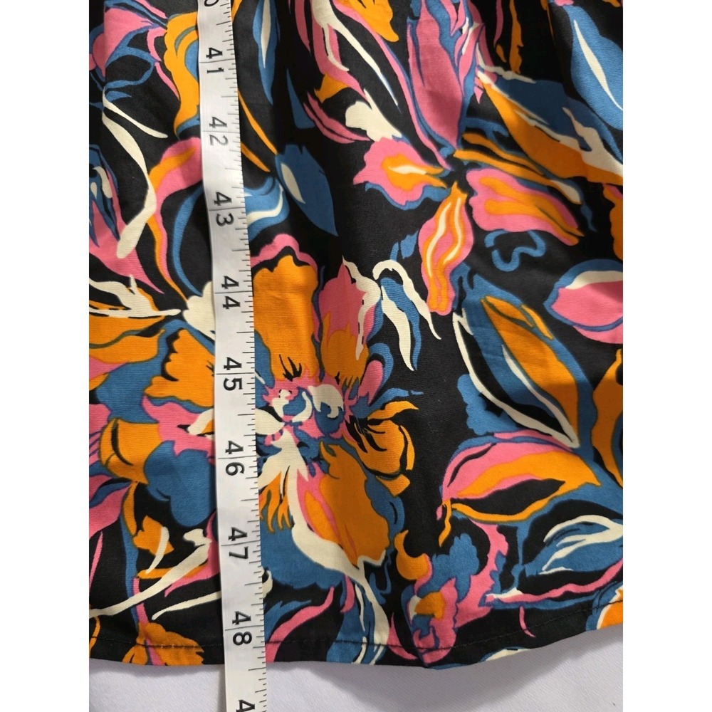 French Connection Summer Maxi Dress XS Floral Twist Front Sleeveless NWT - Picture 9 of 11